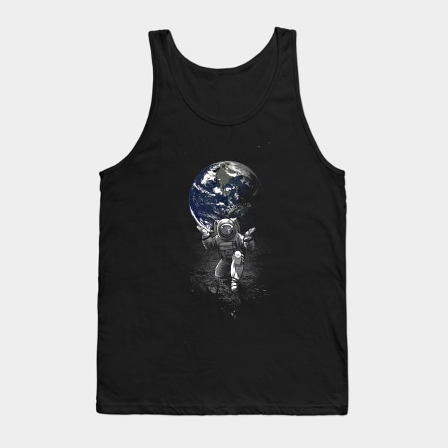 Atlas Spaceman Tank Top by georgeslemercenaire